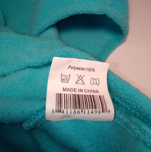Gooby Stretch Fleece 100% Polyester Turquoise Dogs Pets Clothing Size Large - Picture 10 of 10